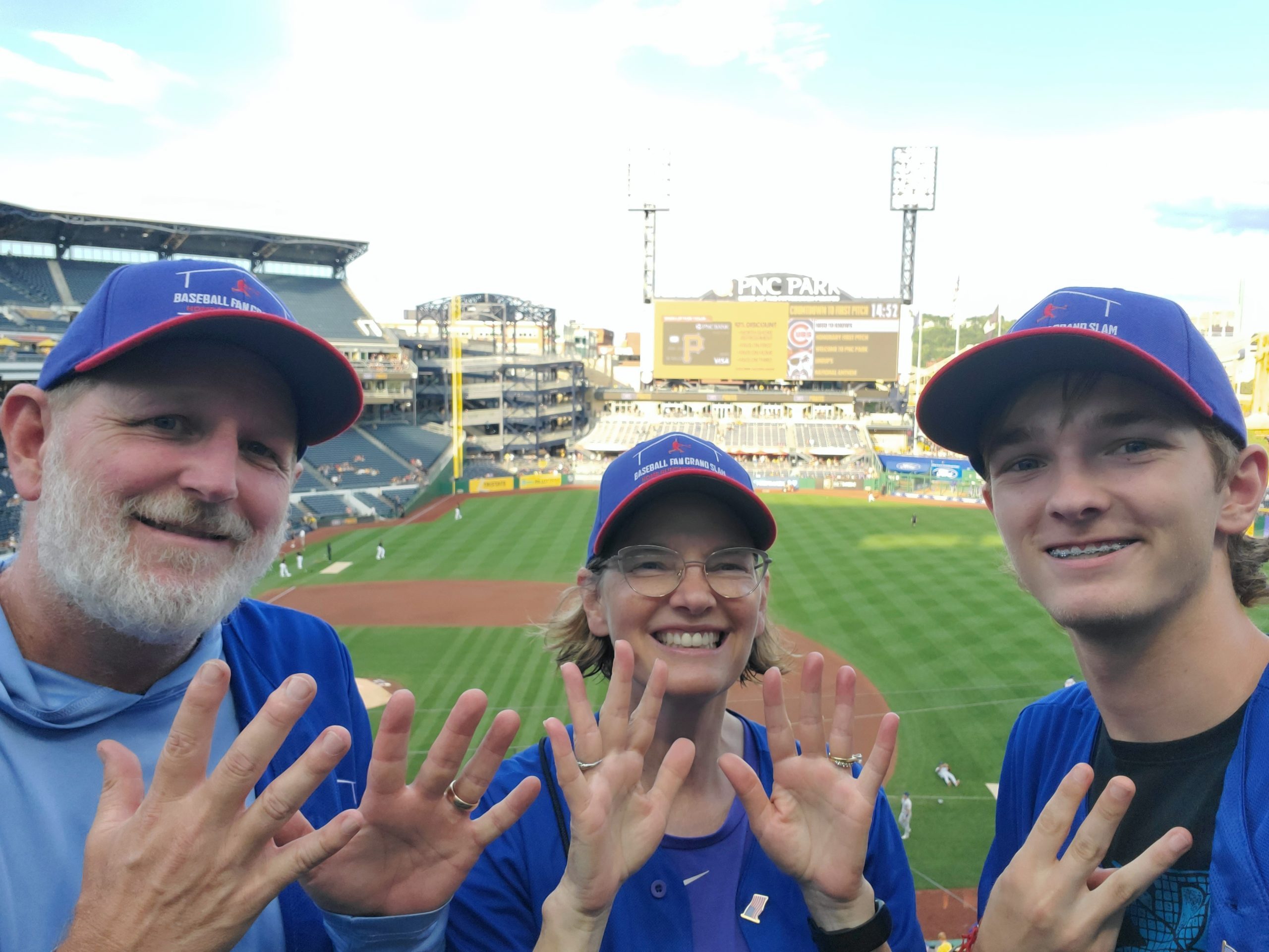 Heather, Brad and Ryan at PNC Park